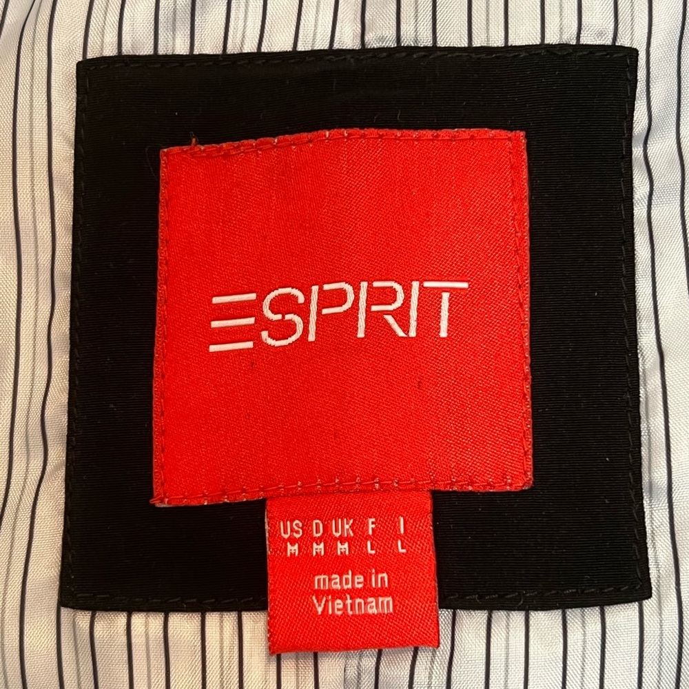 Esprit Black Quilted Hooded Jacket - Picture 4 of 6